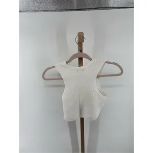 BDG Urban Outfitters Waffle Knit Sleeveless Crop Top Size M White thumbnail 7