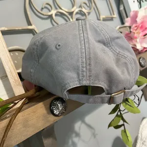 State of Mine Alabama Hat Light Gray Baseball Cap Adjustable Womens One Size thumbnail 7