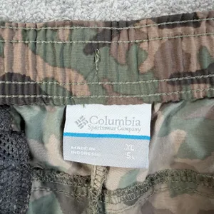 Columbia Women's XL Camouflage Activewear Shorts Elastic Waist Pockets Quick Dry thumbnail 4