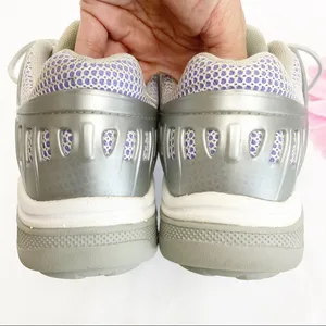 G-Defy Gravity Defyer Athletic Running Walking Shoes Sneakers: Grey/Purple/White thumbnail 10