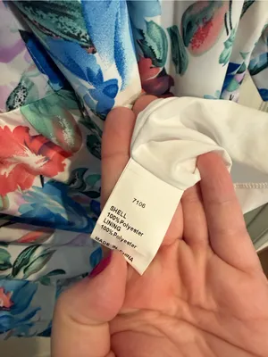 Pretty Garden Button-Front Floral Midi Dress in Blue & Pink thumbnail 11
