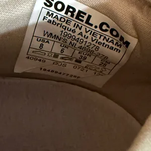 SOREL Kinetic Impact Strap Sneaker Women's Dark‎ Stone (yellow&beige) Sz 8 thumbnail 4