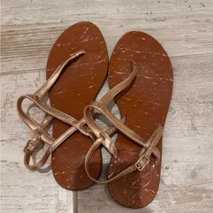 Kate Spade Rose Gold and Brown Sandals Size 8 thumbnail 4