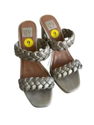 DV DOLCE VITA Gold Wash Braided Heels Size 9 thumbnail 6