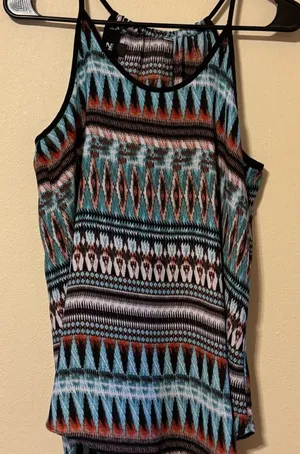 Iz Byer Multicolor Geometric Camisole thumbnail 1
