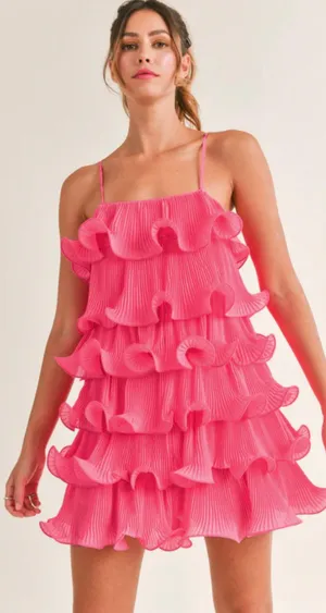 idem Ditto Pink Flowy Dress thumbnail 1