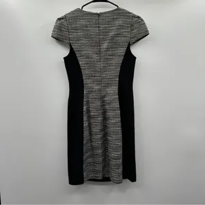 Anthropologie Moulinette Soeurs Grisaille‎ Shimmery Tweed Hourglass Dress Sz 6 thumbnail 5