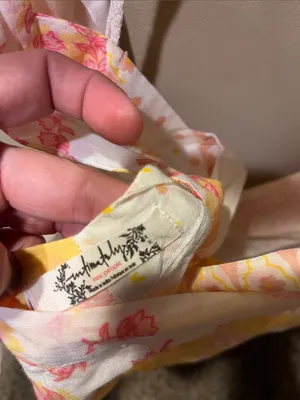 Free People White & Yellow Floral One-Piece Bodysuit thumbnail 2