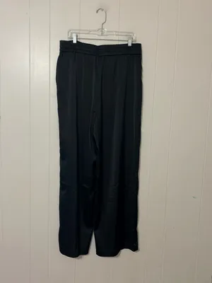 House of Harlow 1960 Satin Wide Leg Pants Black Size XL thumbnail 4