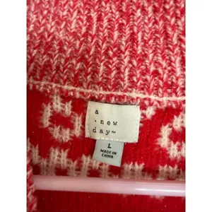 A New Day Apres Ski cozy fairisle sweater size Large thumbnail 4