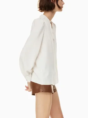Aritzia Wilfred Ava Blouse in Rainwash Green size Small $98 thumbnail 12