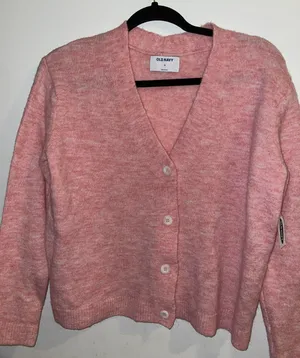 Old Navy Pink Button Down Cardigan thumbnail 1