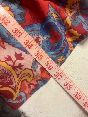 Tahari Multi Floral Paisley Mock Neck Long Sleeve Tie Belt Dress Size 2 / XS New thumbnail 5