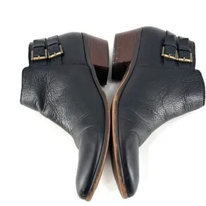 Sam Edelman Leather Buckle Ankle Booties Black Boots Size 8 Style Petal‎ thumbnail 3