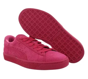 Puma Women's Suede Classic Sneaker Rose Red Fuchsia Pink Size 9 thumbnail 1