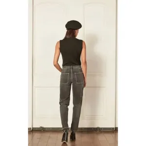 Free‎ People Boyish Jeans Baily Carpenter Black Midnight Cowboy 27 $198 thumbnail 3