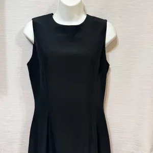 French Connection Womens Black Sleeveless Sheath Dress Size 6 Jewel Neck LBD thumbnail 3
