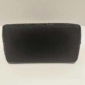Kate Spade New York Ina Greta Court Black Glitter Handbag Satchel Mini Tote thumbnail 5