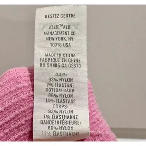 Aerie One Shoulder Ribbed Crop Top thumbnail 3