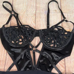 Small Black Lingerie Bodysuit thumbnail 3