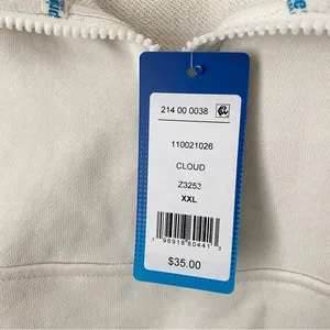 NWT Prince Cropped Quarter Zip Pullover White Size XXL thumbnail 5