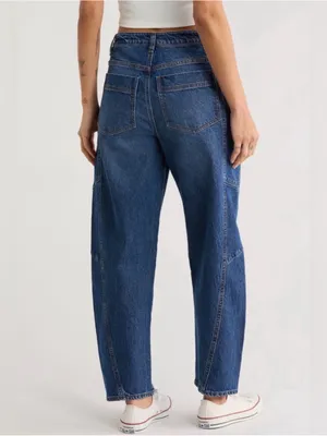 Habitual Women's Brant High Waist Crop Barrel Jeans Size 2/26 thumbnail 2