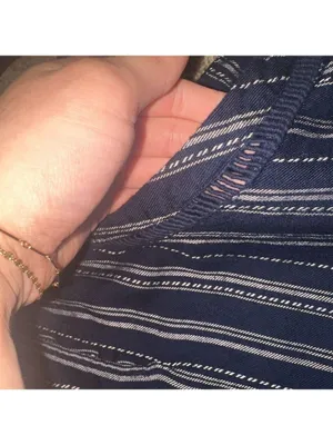 Mossimo Navy Tank Top Blouse Medium Blue thumbnail 5