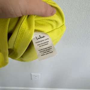Lulu’s Lime Green Mini One Shoulder Body Dress Size Small thumbnail 7