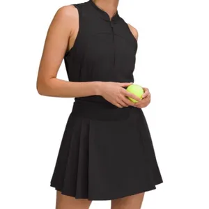 Lululemon Side-Pleat High-Rise Tennis Skirt Black size 4 thumbnail 3