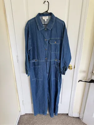 Anthropologie Mare Mare Aya Denim Utility Jumpsuit thumbnail 4
