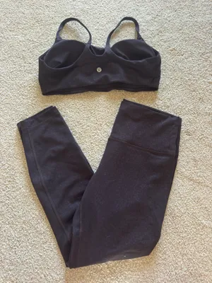 Lululemon dark brown leopard set thumbnail 2