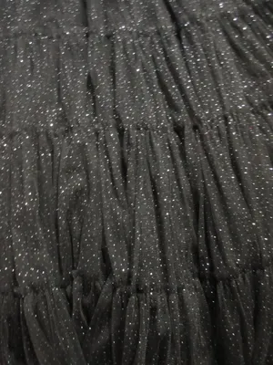 NWT Hill House Collector's Ellie Nap in Black Glitter Tulle Smocked Midi Dress M thumbnail 10