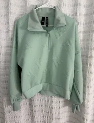 Adidas Women’s Quarter-Zip Sweatshirt thumbnail 1