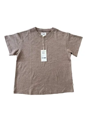 Mate the Label Regenerative Hemp Shrunken Tee S NWT Mineral thumbnail 3