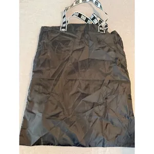 UGG Black Ripstop Nylon Packable Tote Bag White Logo‎ Branded Handles Shopper thumbnail 2