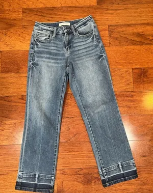 Flying Monkey Dark Wash Straight Leg Jeans Size 25 thumbnail 1