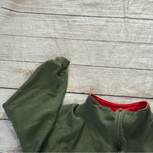 Harry Rosen olive green elephant safari quarter zip sweatshirt size large thumbnail 4