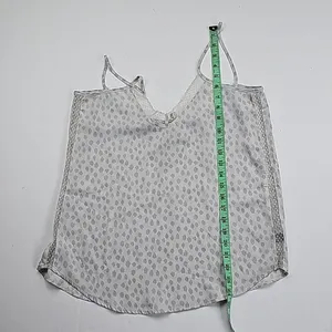 Aerie -1502 Gray Cheetah Print Tie Back Babydoll Camisole Tank Top XS‎ thumbnail 8