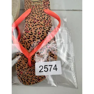 Havaianas Leopard Print Flip Flops Orange Thong Sandals Size US 6 EUR 37‎ 38 thumbnail 8