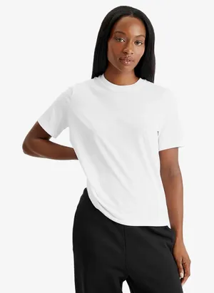 SKIMS Relaxed Tee - Snow thumbnail 1