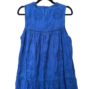 APRICOT Tassel Broderie Midi Dress Blue Sz‎ 8 thumbnail 5
