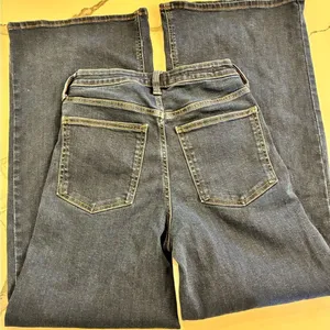 Universal Thread Deep Blue High Rise Wide Leg Jeans 6 thumbnail 3