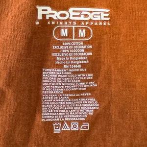1686 | NWT ProEdge Texas Longhorns‎ Hook Em Graphic Tee Burnt Orange Women M thumbnail 5