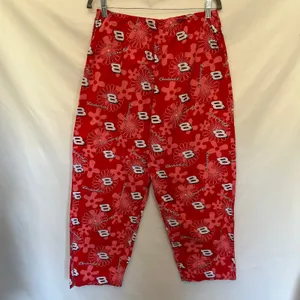 Vtg Y2K NASCAR Dale Earnhardt Jr Womens Lounge Pants Sz M Budweiser Floral #8 thumbnail 11