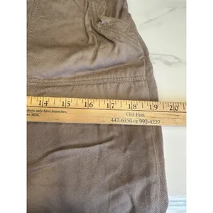 Tribal Brand Coffee Brown Pull on Skirt Crochet Drawstring Pockets Size Medium thumbnail 4