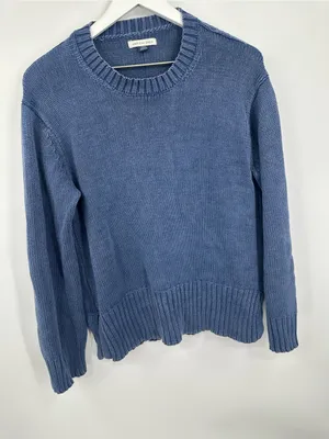 American Eagle Blue Knit Sweater Size Small Boho thumbnail 8
