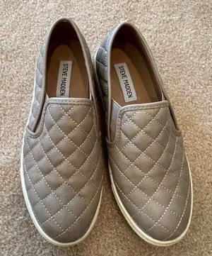 Steve Madden Tan Slip On Shoes thumbnail 1