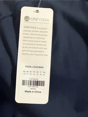 CRZ Yoga leggings size Large NEW thumbnail 9