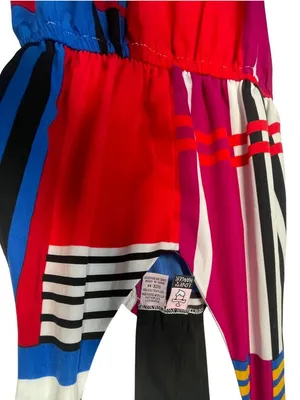 Love on a Hanger Multi-colored Abstract Geometric Print Mini Dress Size Medium thumbnail 2