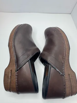 Dansko Brown Leather Professional Clogs Women's Size EU40 thumbnail 6
